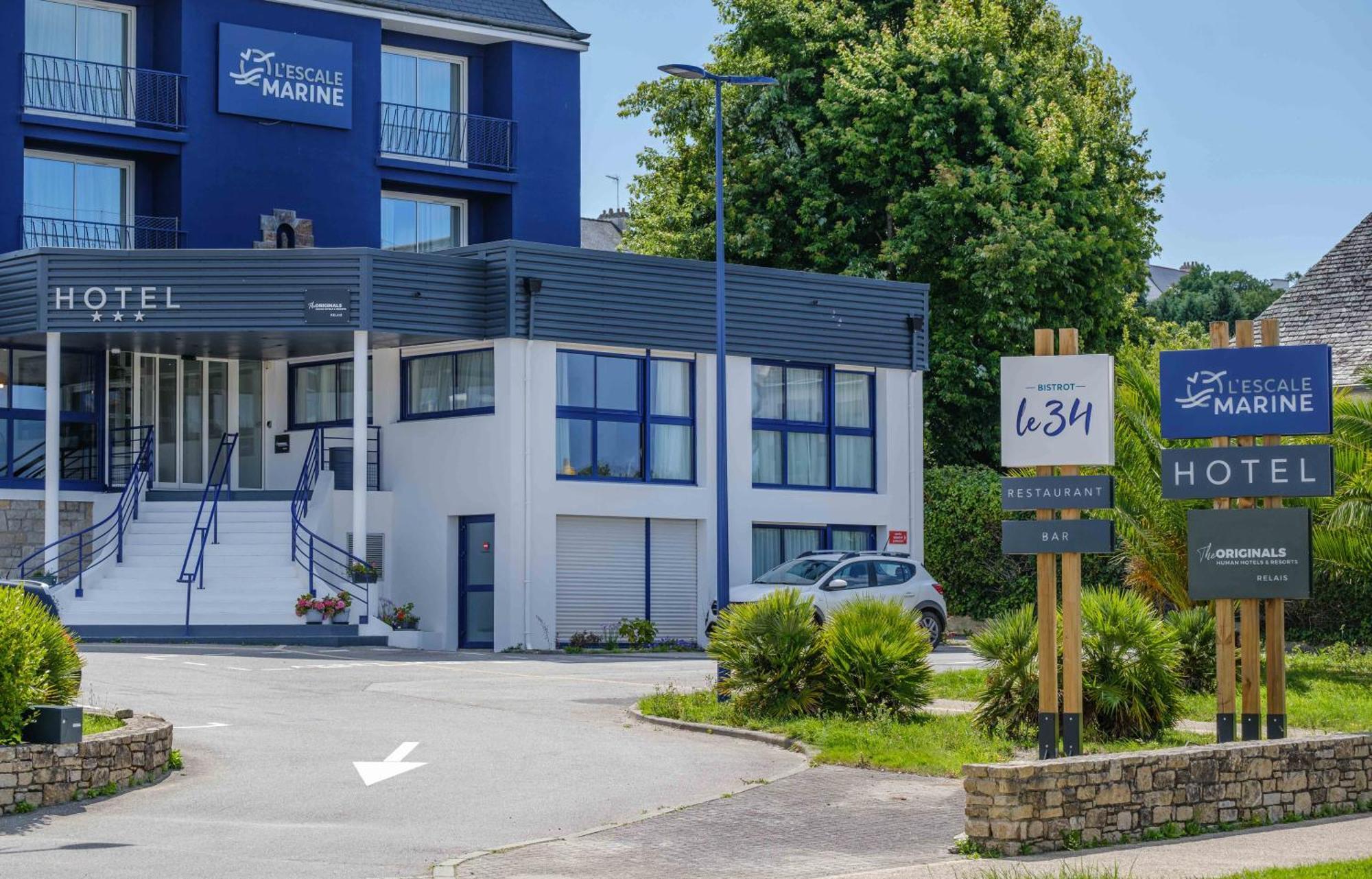 L'Escale Marine, The Originals Relais Hotel Crozon Exterior foto
